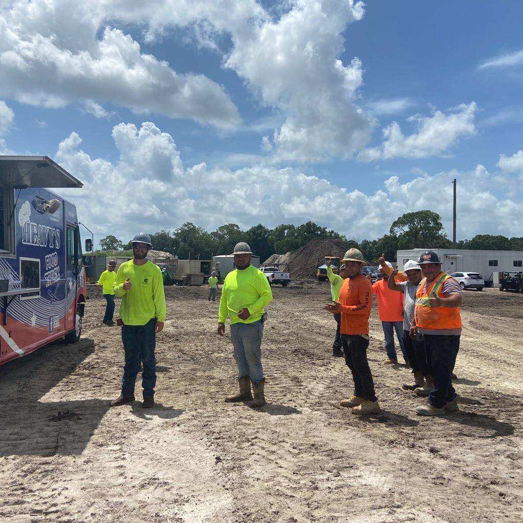 Construction crew at Coastal Orthopedics