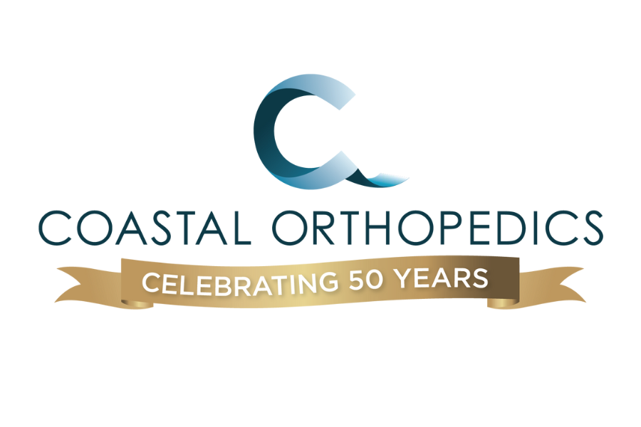 Coastal Orthopedics. Celebrating 50 Years Logo