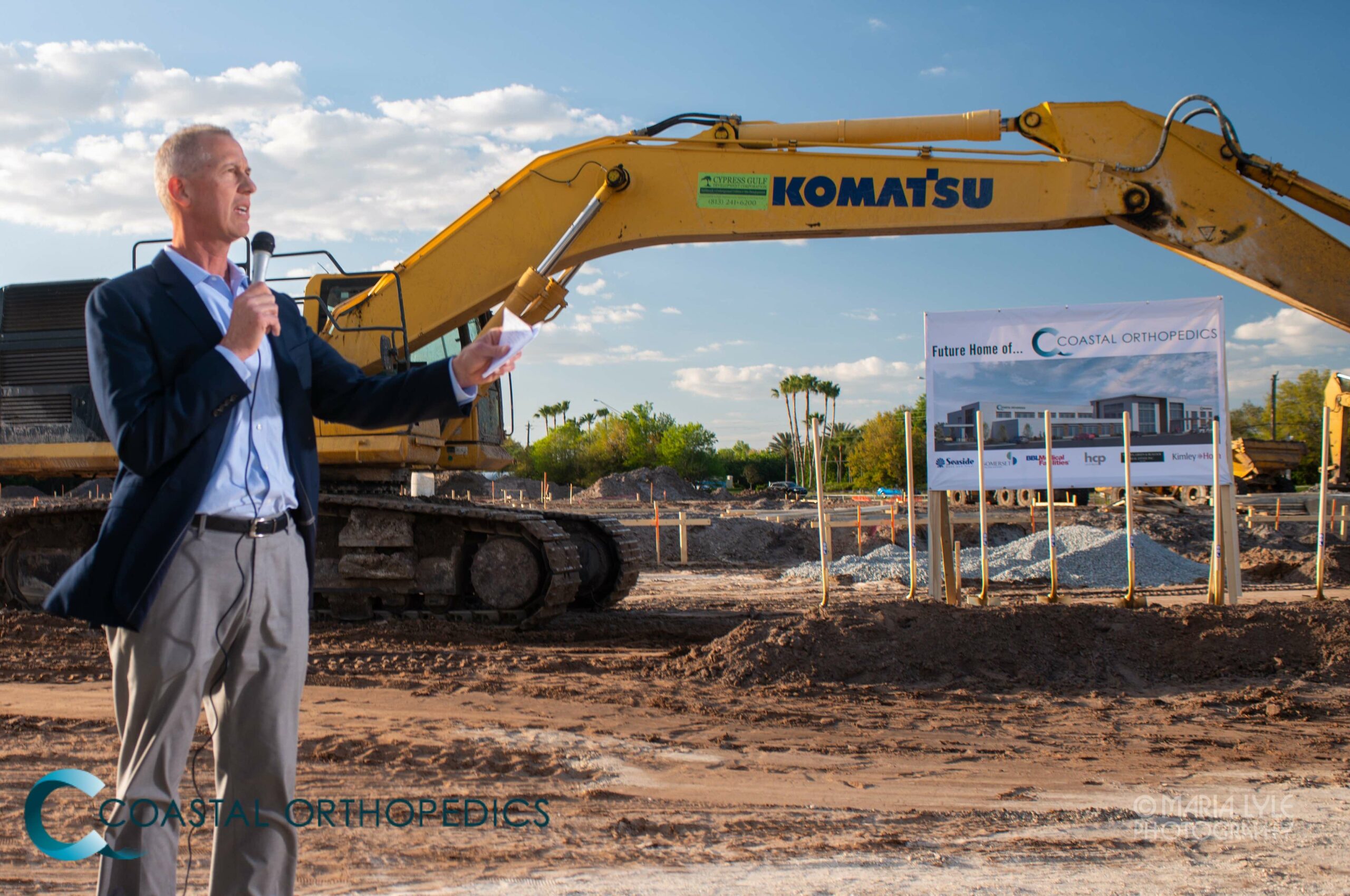 construction site of futur home of Coastal orthopedics