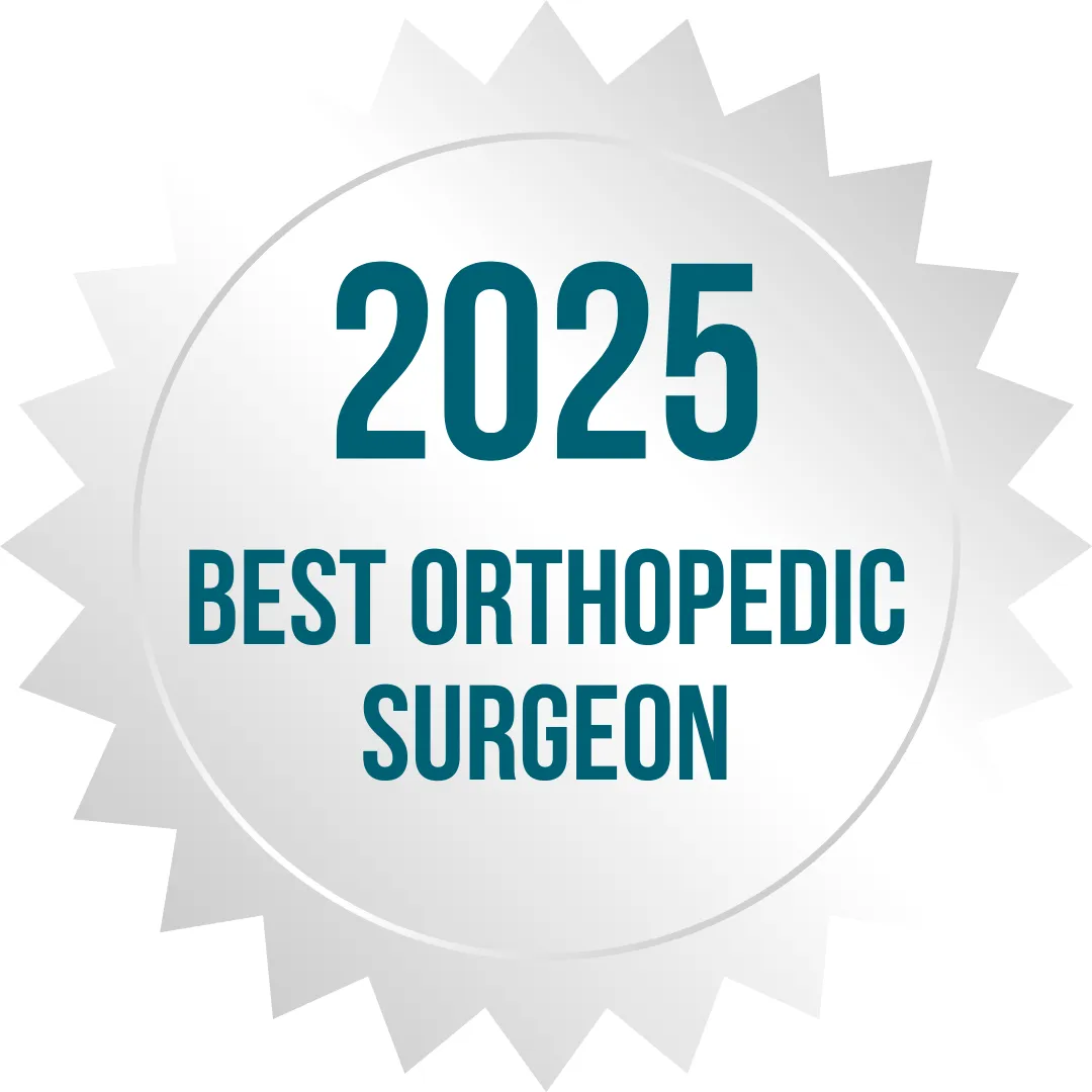 2025 Best Orthopedic Surgeon award badge