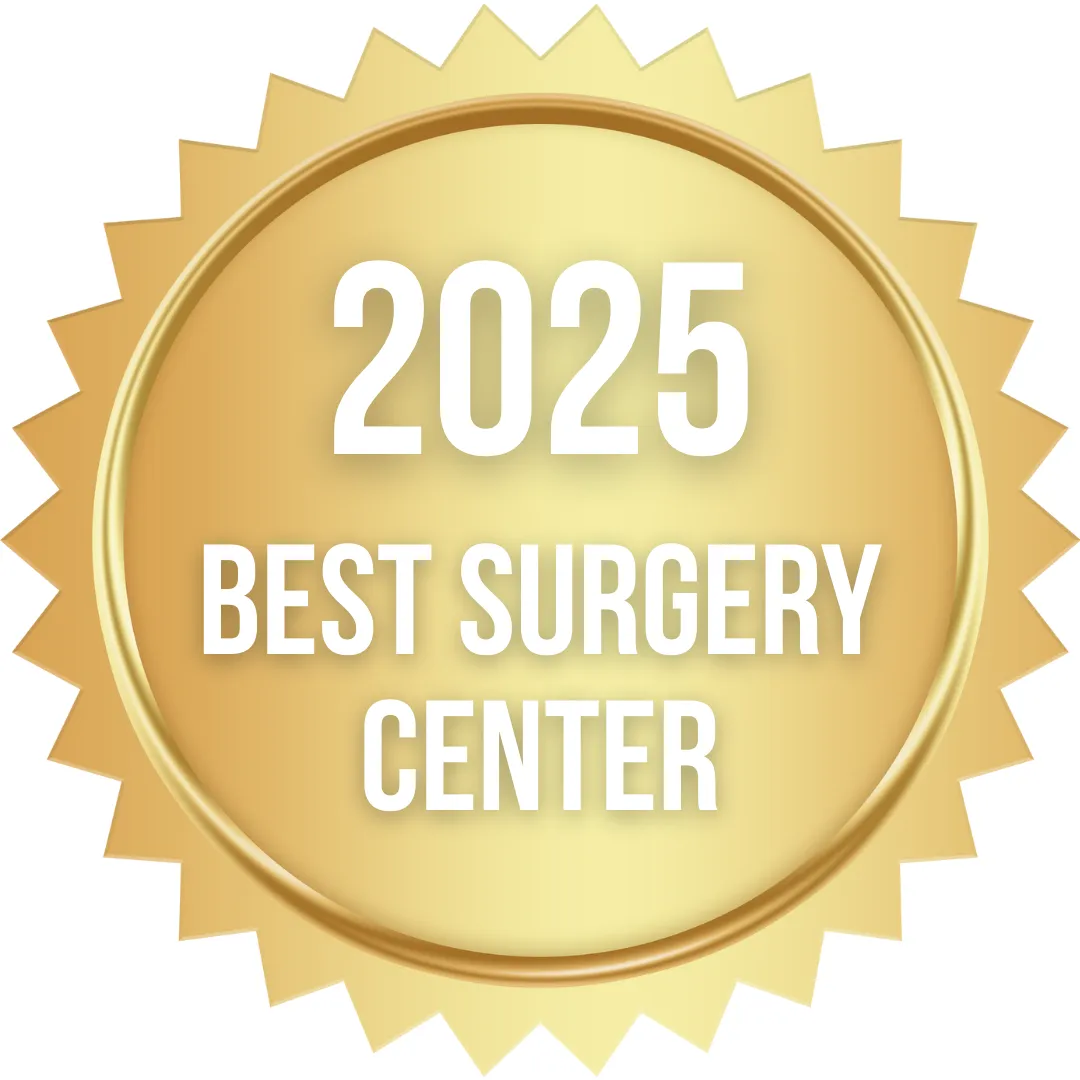 2025 Best Surgery Center award badge