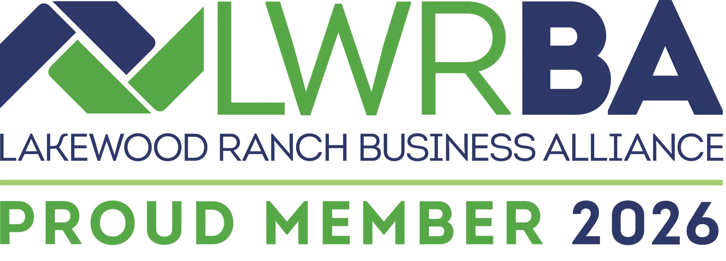 Lakewood Ranch Business Alliance (LWRBA) logo Proud Member 2026